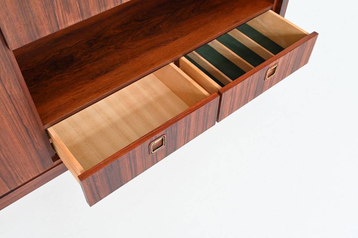 Topform highboard rosewood and brass Netherlands 1960