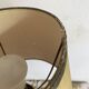 Antique lamp in twisted turned wood