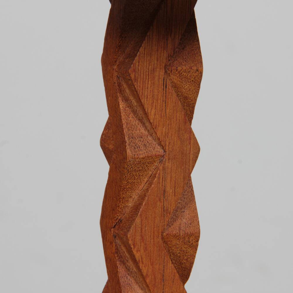 Lampe vintage en bois 1960