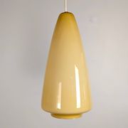 Paire de suspensions opaline