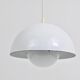Suspension fleur Verner Panton blanche, Louis Poulsen, Danemark, 1969