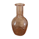 Vase soliflore old glass rosaline neck round belly
