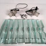 Giorgio Reggiori. Pair of table lamps/glass objects by Giorgio Reggiori for Gallotti & Radice, 1960s, Italy.