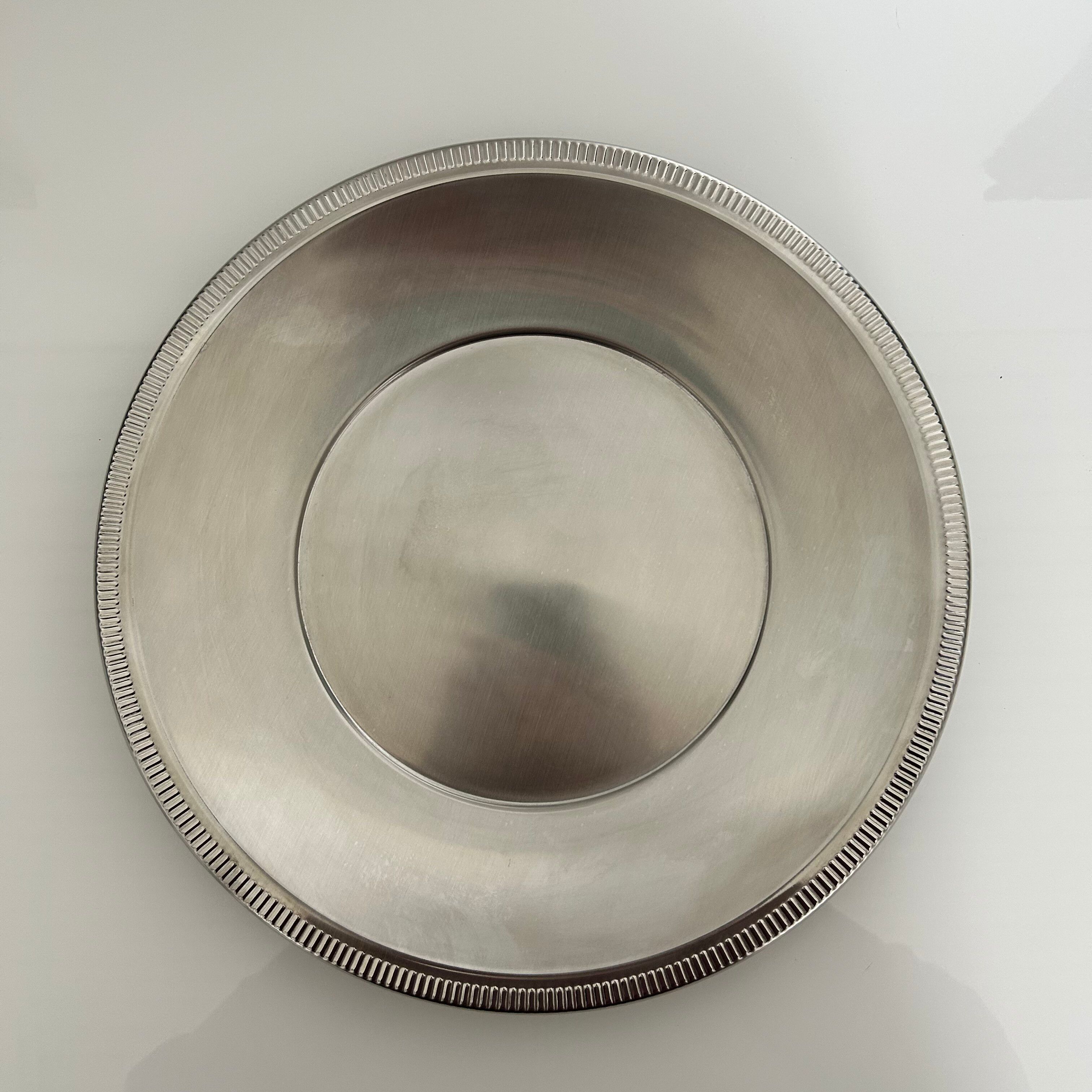 Service plate Jean Couzon Silversmith