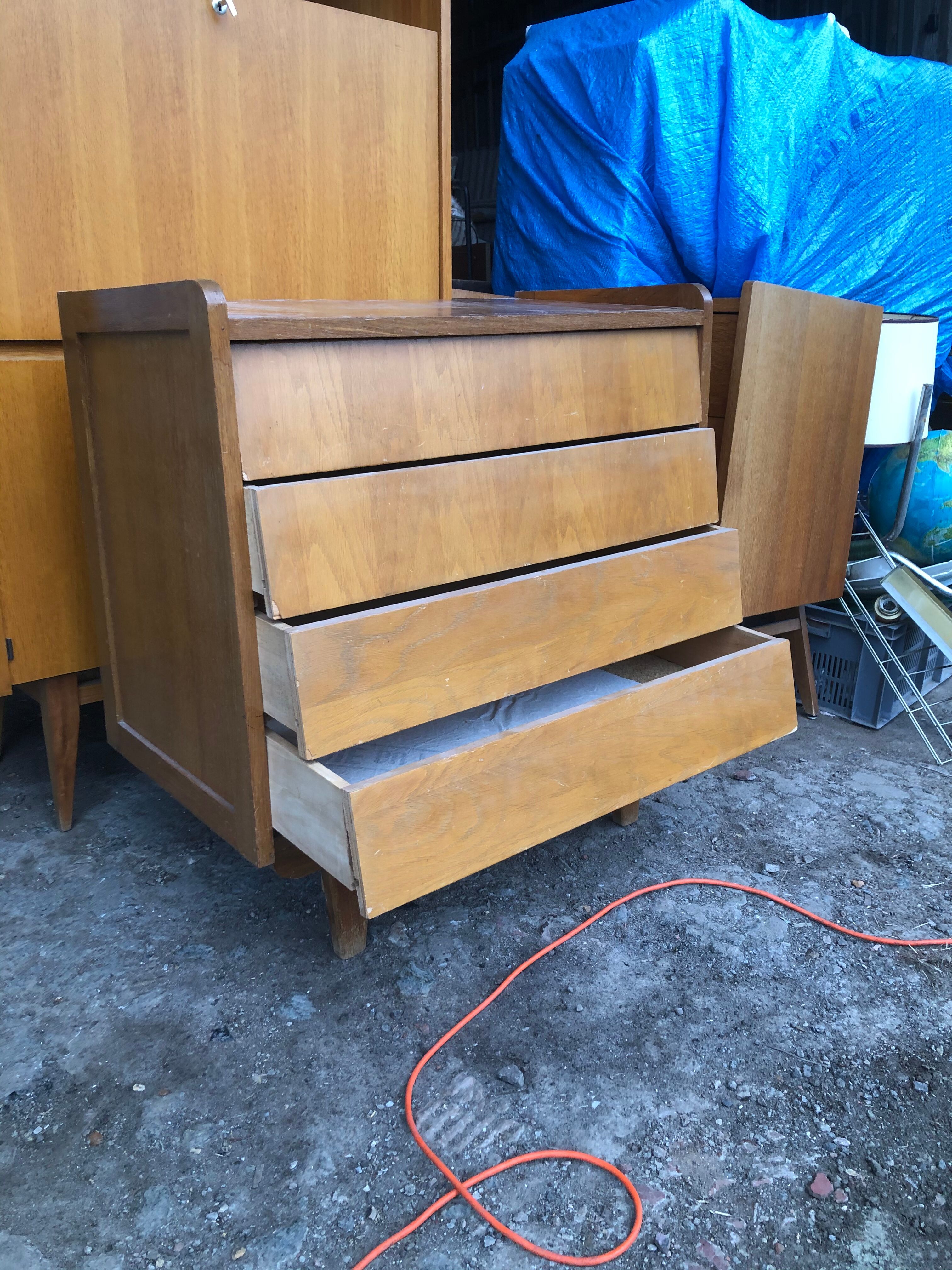 Commode années 50 deco vintage