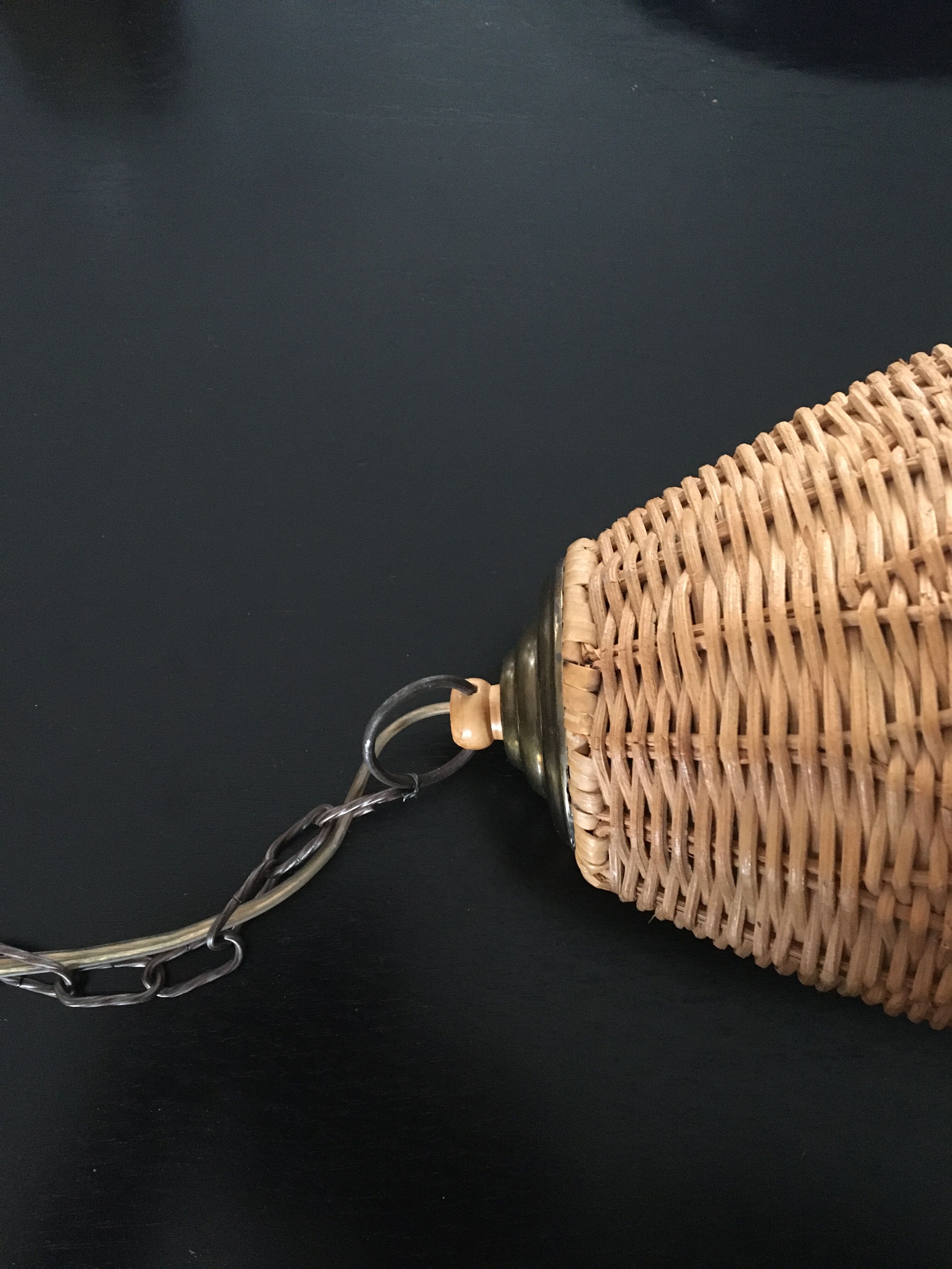 Baladeuse osier et câble tout coloris  2 m