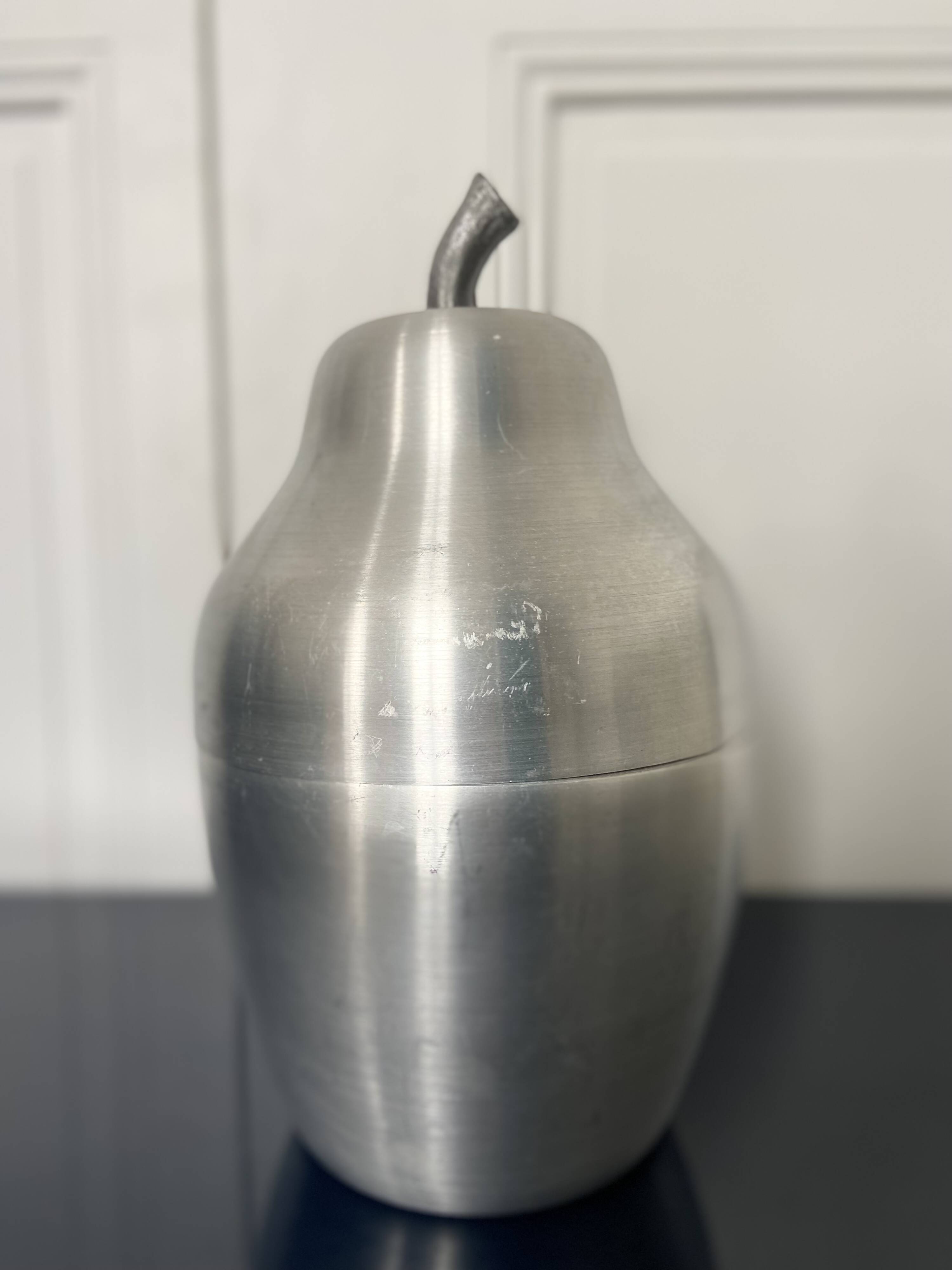 Vintage aluminum ice bucket