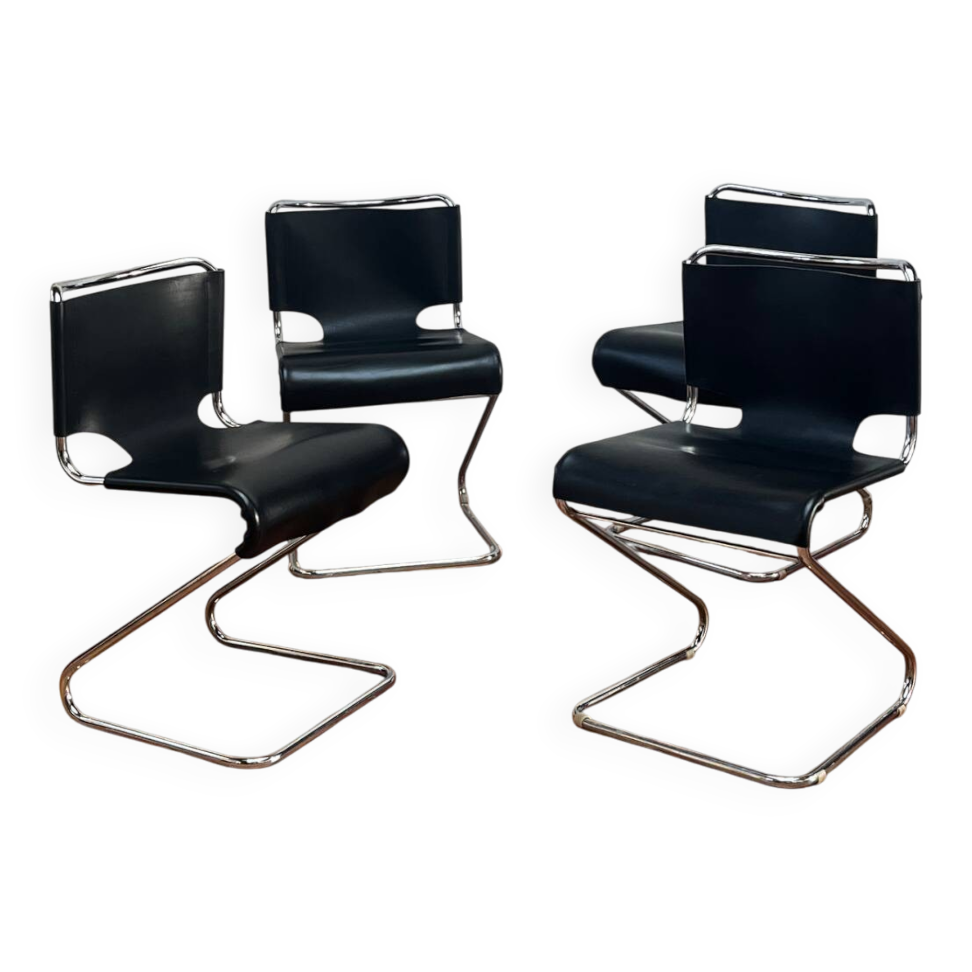 Set of 4 Biscia Chairs by Pascal Mourgue