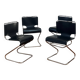 Set of 4 Biscia Chairs by Pascal Mourgue
