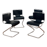Set of 4 Biscia Chairs by Pascal Mourgue