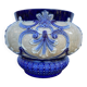 Earthenware pot cover in slipware from the Fives Lille factory