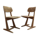 Pair of chairs of Carl Sasse
