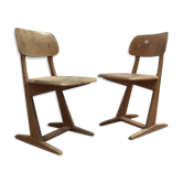 Pair of chairs of Carl Sasse