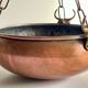 Cache-pot suspendu aux 3 buffles vintage