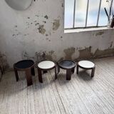 Nido 780 G stackable coffee tables. Frattini for Cassina