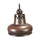60s 70s Lamp Light Ceiling Lamp Ceramic Mid Century Space Age Brown