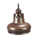 60s 70s Lamp Light Ceiling Lamp Ceramic Mid Century Space Age Brown