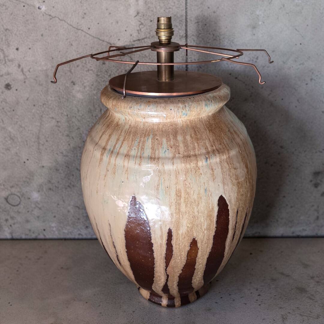 Terracotta floor lamp 1970