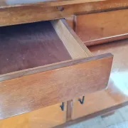 Buffet mado ancien Art Déco / 1950 en chêne et chevrons