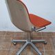 Vintage Wilkhahn Office Chair Model 2101, Orange, Aluminum and Fiberglass Frame
