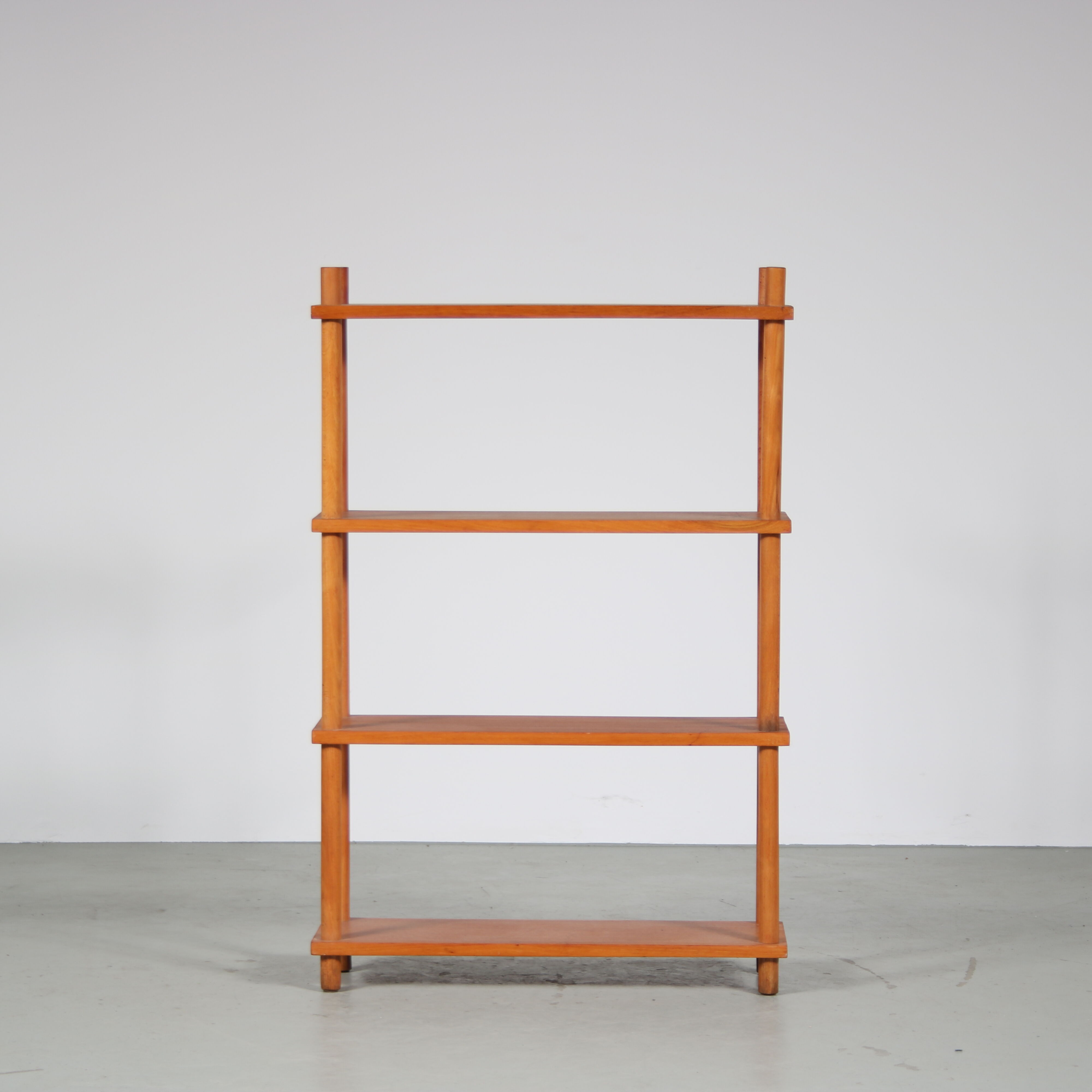 1950s Birch stick cabinet from the Netherlands