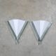 Pair of white wall lights from the 80s