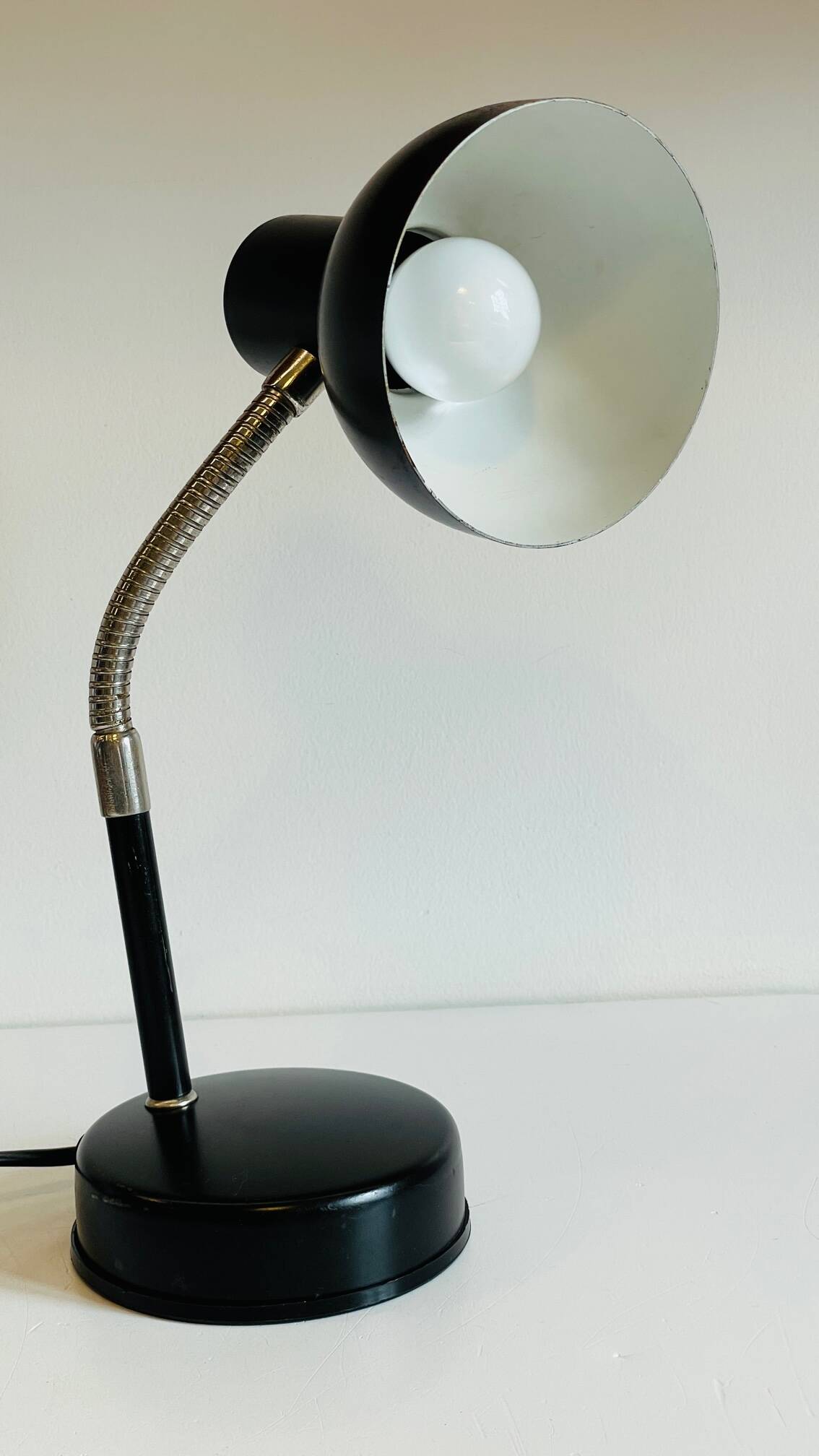 Lampe de bureau industrielle vintage