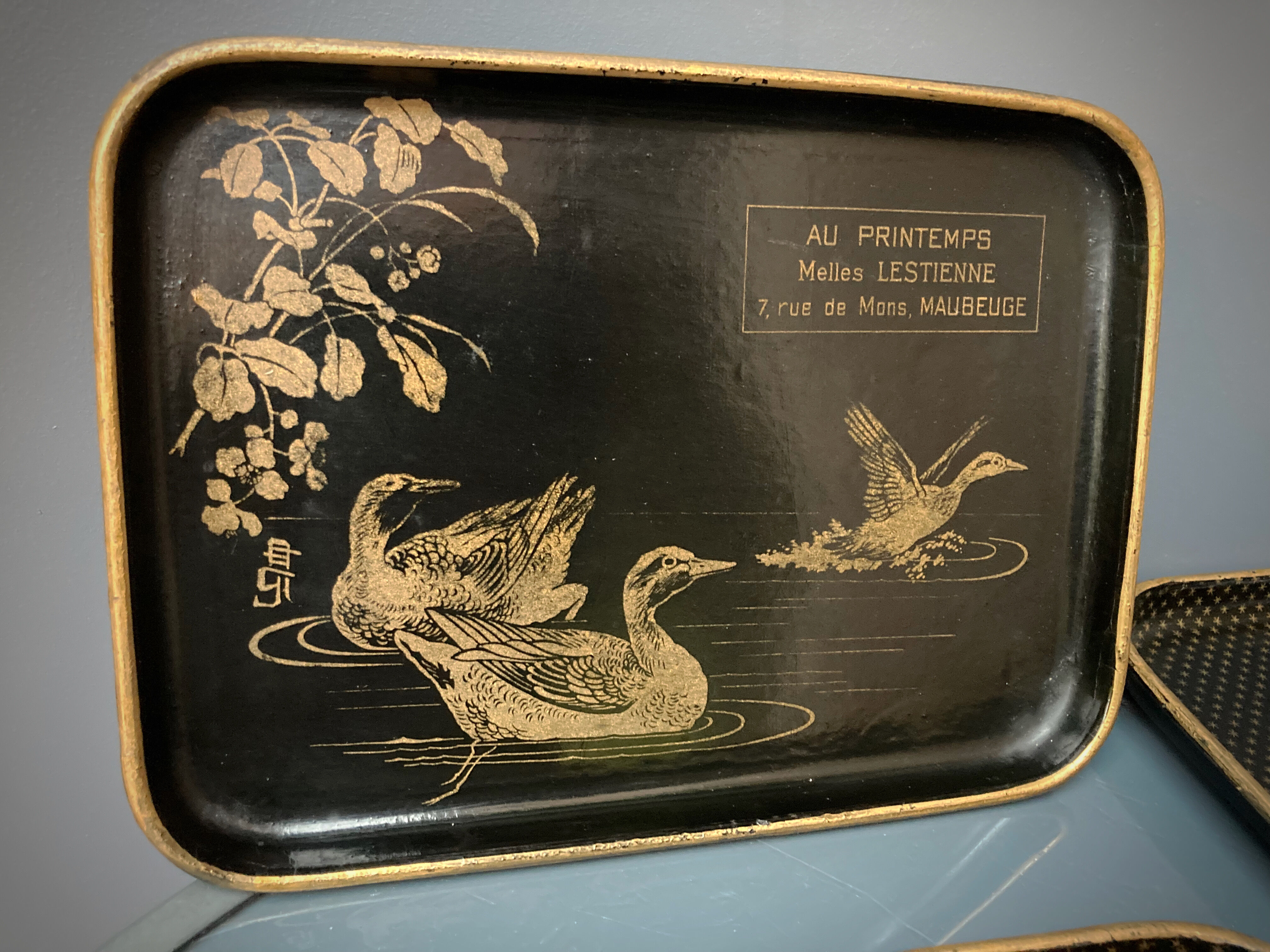 Service trays 1930 art deco