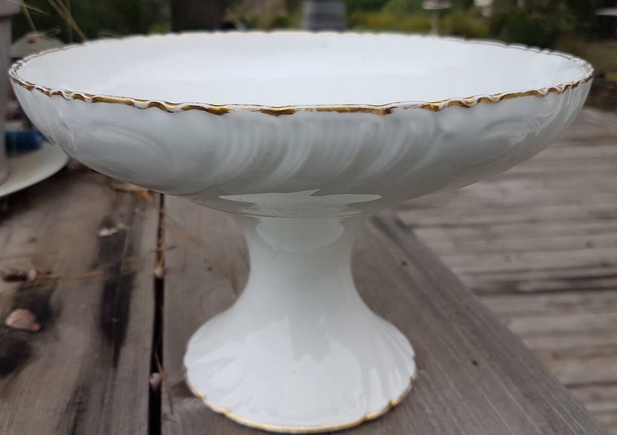 Limoge porcelain fruit bowl Gerard Dufraisseix Abbot - GDA