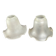 2 antique tulip lampshades in frosted glass