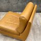 Leather heater and chrome metal base, 1970s