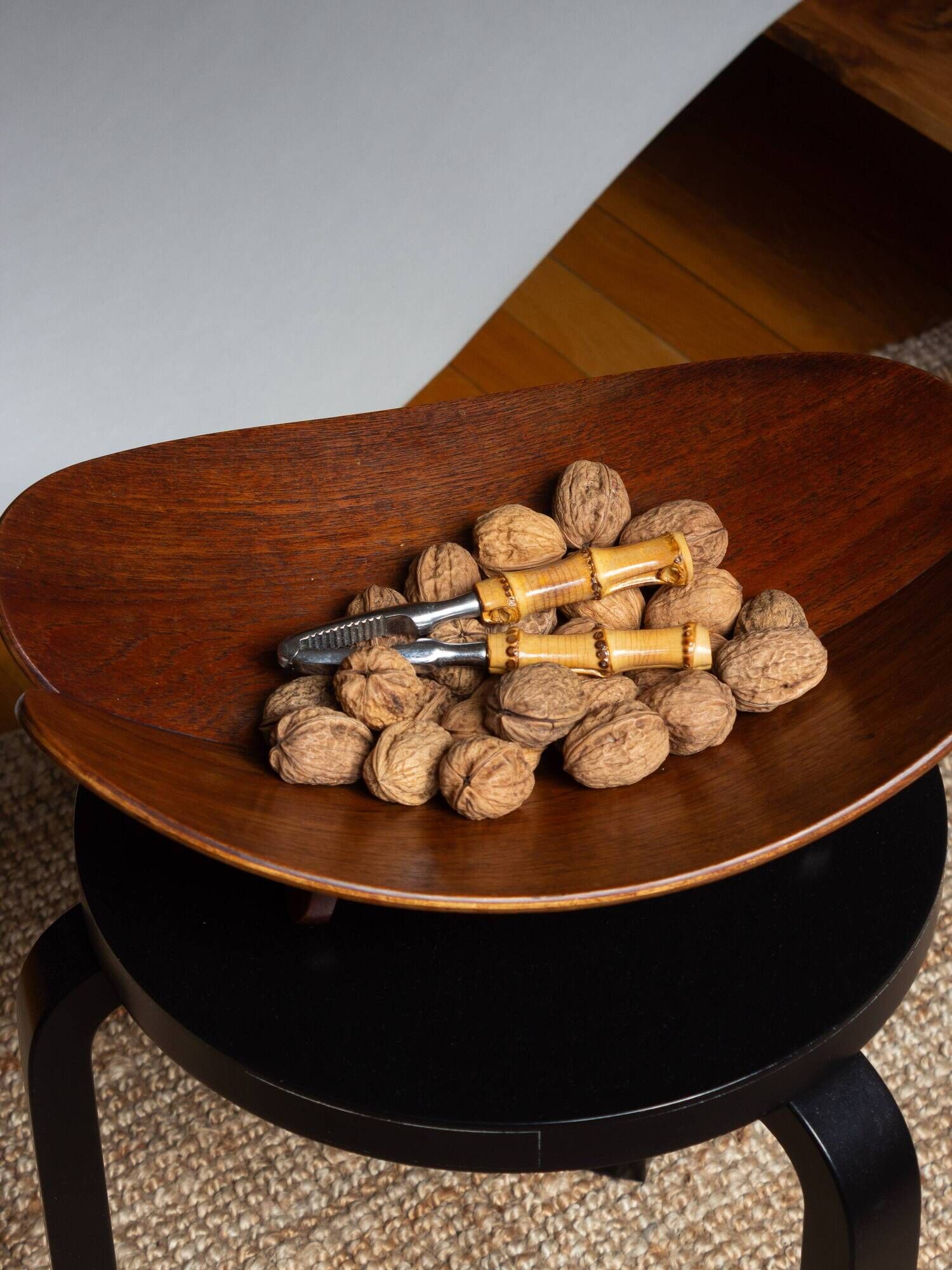 Scandinavian plywood fruit basket, 1960s