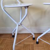 Paire de tabourets pliants vintage "Tubecon" Marinakis, années 80