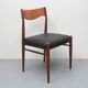 1960s diningchair in teak and leather