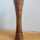 Diabolo vase in marbled lacquered wood Art Deco