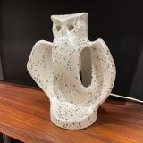 Ceramic owl lamp 1980