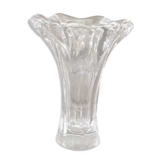 Vase en cristal vintage des années 1960-1970