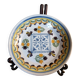 Antique calotte plate in Nevers faience.