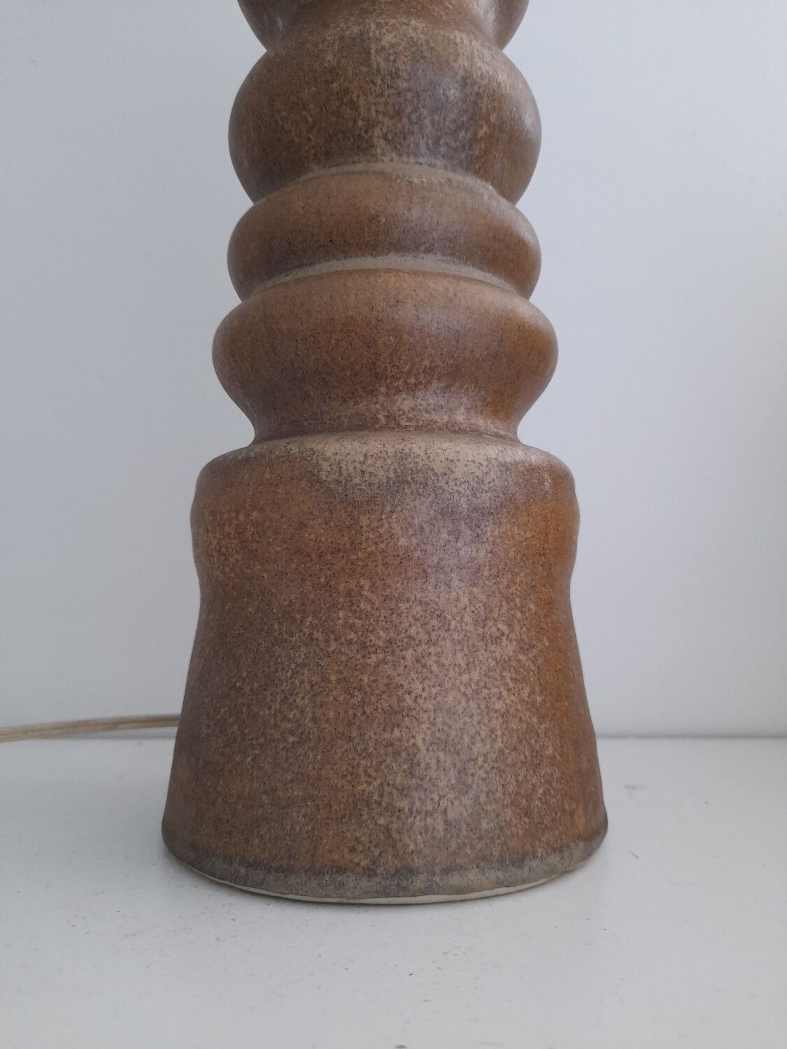 70s ceramic lamp base