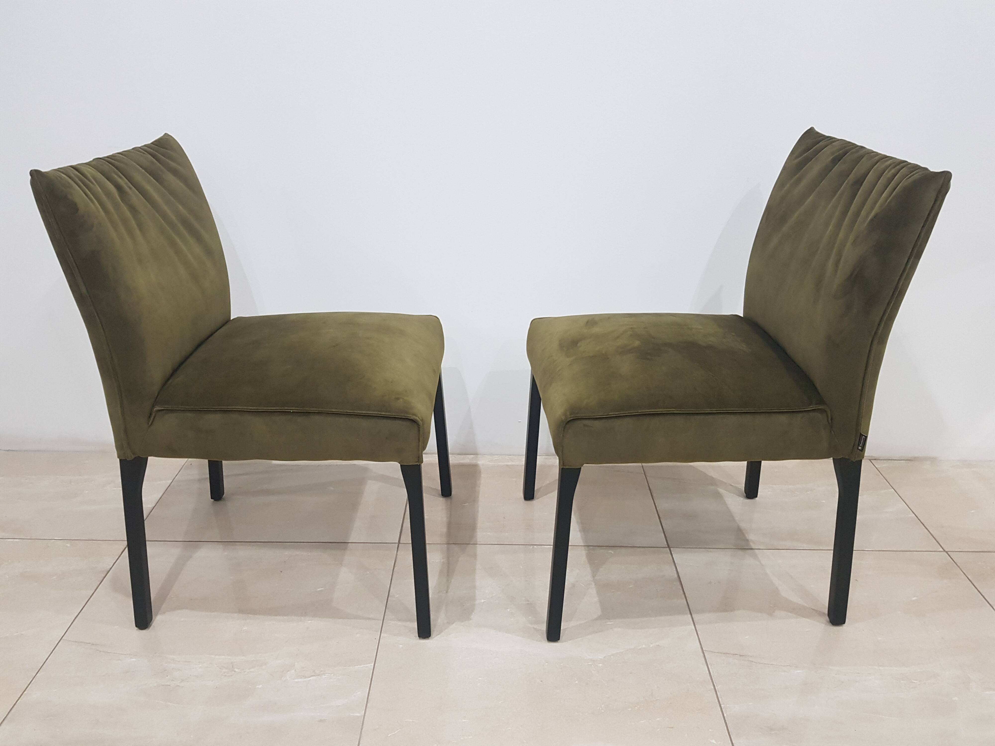 A pair of Musterring chairs, Germany, 1980s.
