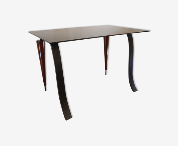 Bureau moderniste en acier et bois