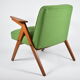 Vintage armchair "Bunny" 1960s, spring green