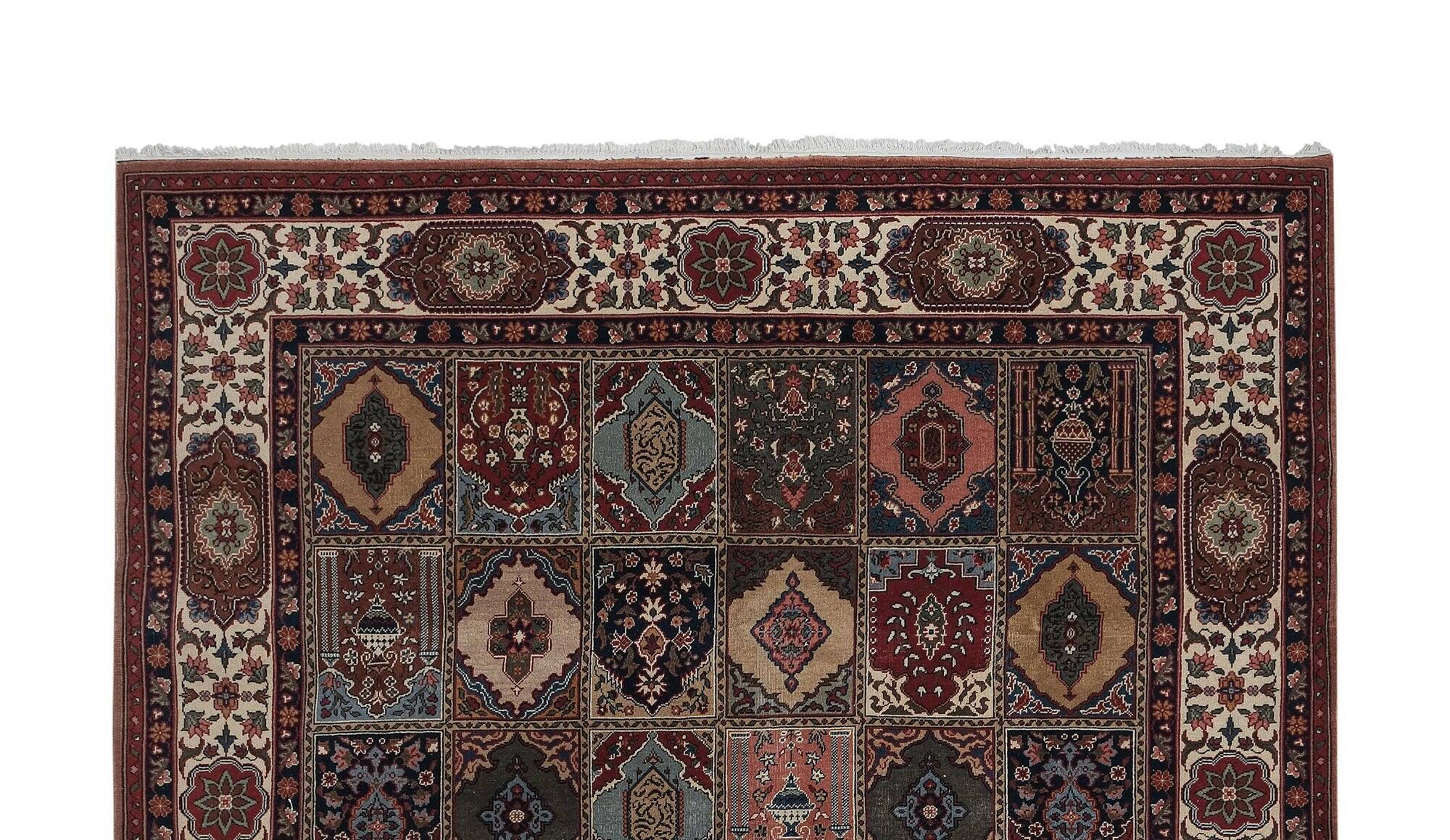 Vintage Turkish handmade rug 250x306 cm