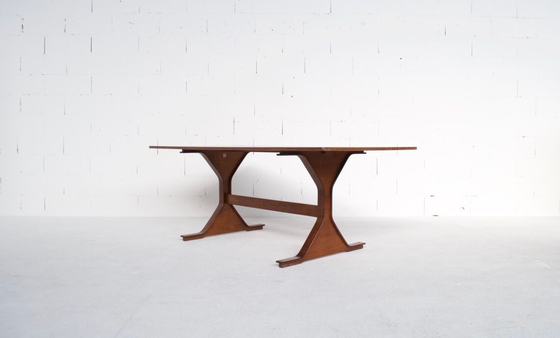 Table haute palissandre Gianfranco Frattini années 50' Bernini éditeur