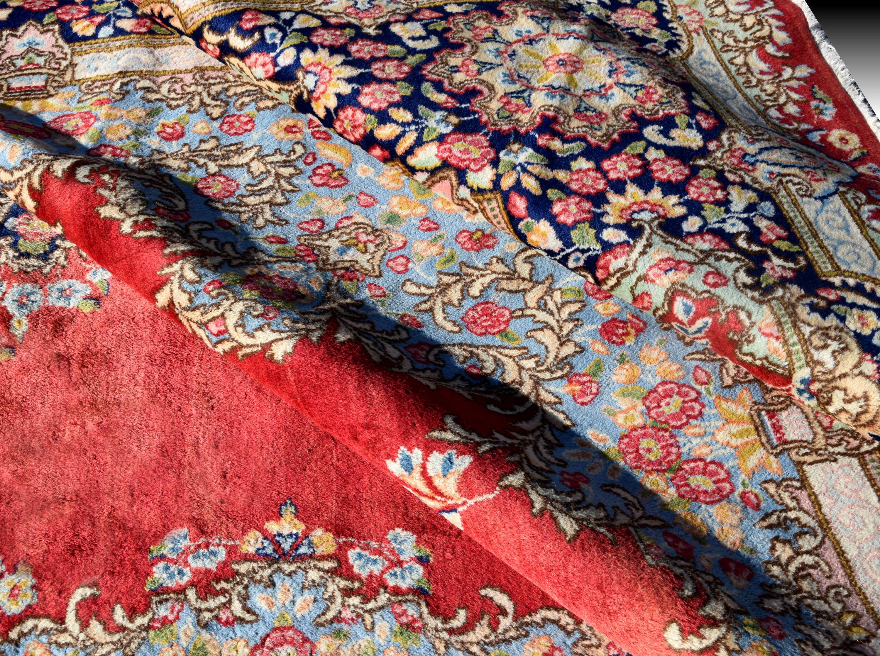 Large Oriental Carpet Iran KIRMAN: 4.85 x 2.95 Metres