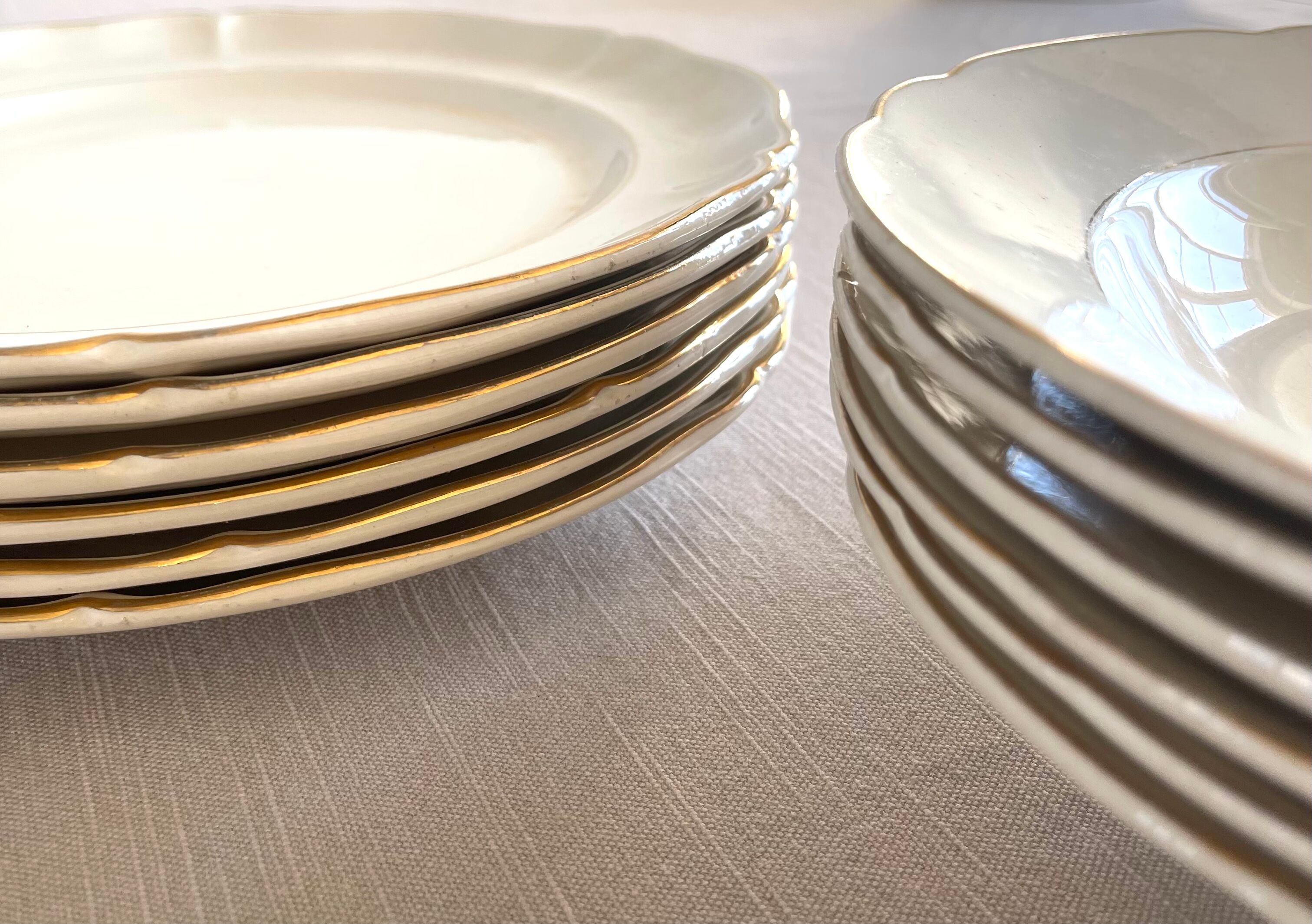 12 plates Villeroy & Boch 1950