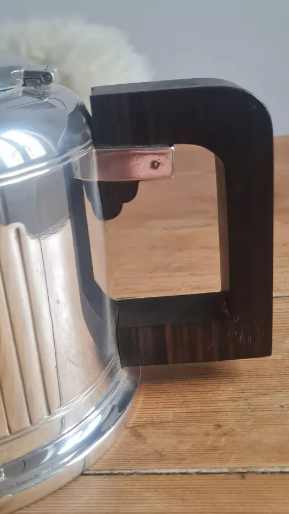 Art Deco teapot in sterling silver