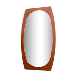 Teak mirror Italy 1950 58x100cm