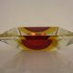Sommerso Murano Glass Ashtray, Italy, 1960s
