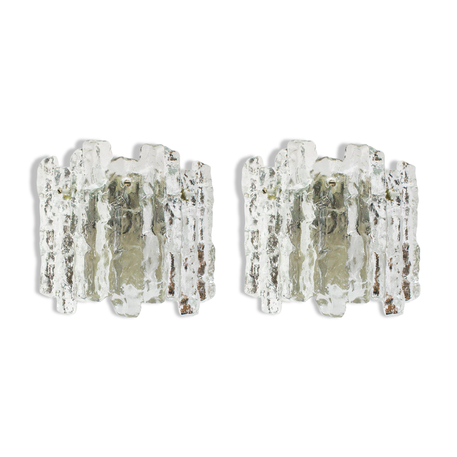 Pair of wall sconces Kalmar, Austria, 1960s